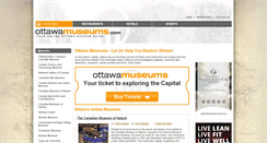Desktop Screenshot of ottawamuseums.com