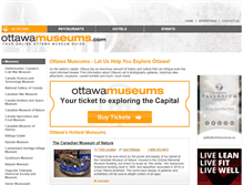 Tablet Screenshot of ottawamuseums.com